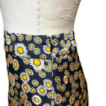 Free People Phoebe Daisy Print Mini Skirt Black Orange Size 2 Photo 5