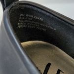 Worthington Keats black pleated faux leather ballet flats size 8 Photo 4