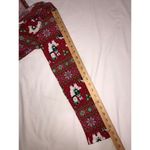 No Boundaries Christmas Llamas Knit Top Juniors Size L Long Sleeve Soft Stretchy Holiday Photo 6