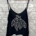Truehitt Chicago BlackHawks Sweater Tank Top Black Size M Photo 0