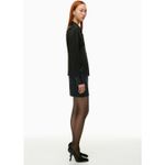 Babaton Aritzia  Industry Satin Shirt Black Size XS Long Sleeve Button Up Blouse Photo 10