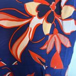 Yumi Kim Yumi Kin Studio 54 Navy Floral Moonlight Silk Dress Photo 7