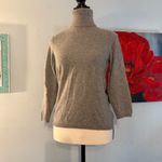 Ann Taylor  Women’s Size S Small 100% Cashmere Turtleneck Sweater Gray Photo 1