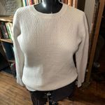 Athleta off white merino wool XS cozy sporty pullover sweater Photo 1