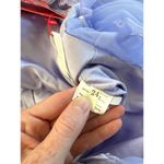 Off Shoulder Flowy Prom Dress in Periwinkle Blue & White Size 24 Photo 3