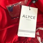 Alyce Paris 4002 Red Halter Corset Short Dress Sexy Strappy Open Back Size 2 NEW Photo 9
