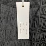Love The Label Anthropologie Black Smocked Puff Sleeve Blouse Sz.S NWT Photo 10
