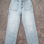 Hidden Jeans Womens Carpenter Light Wash High Waisted Wide Leg Sz 26 Blue Photo 0