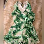 Show Me Your Mumu  Tropical Green Leaf Romper Photo 0