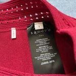 Sandro  Circle Scallop Skirt Size 1 in Red Photo 4