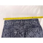 Rag and Bone  Snakeskin Print Jeans Distressed Denim Pants‎ Black Size 26 Photo 3