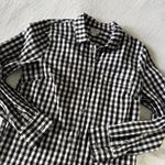 J.Crew Stretch Cotton Poplin Gingham Button Down - Medium Photo 6