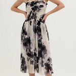 Free People NWT 
Women's White Tessa Smocked Midi
Dress Photo 0