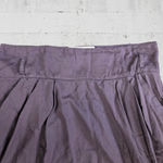 Y2K Hache Mauve Purple Italian High Waisted Classic A Line Midi Skirt Size 6 Photo 7