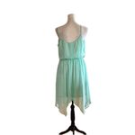 Womens Sea Green Dress Fairy Whimsigoth Feminine Coquette Adjustable Straps Sz L Size L Photo 4