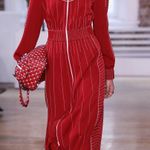 Valentino Garavani Valentino women’s Free Rockstud red leather ankle strap sandal size IT 36 US 6 Photo 2