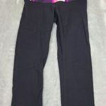 Lululemon  Groove Crop Capri‎ Pants Reversible Black Women’s 6 Photo 0