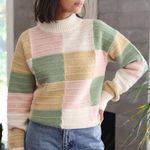 Greylin Patchwork Sweater Photo 0