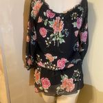Rampage 🌹 FLORAL DESIGN BLOUSE SIZE 🌹 Photo 4