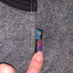 Vintage Disney Winnie the Pooh Eeyore Fleece Gray Pullover Hoodie Sweater XL Photo 2