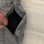 H&M Black, White & Red Dupplin Plaid Print Straight Leg Pants with Side Pockets Photo 6