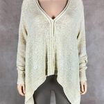 WD.NY Gold Metallic Asymmetrical Cardigan NWT MEDIUM Photo 1