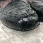 Clarks everyday black size 6M croc print leather loafers for women Photo 11