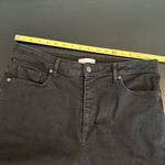 Loft  curvy skinny Black Denim Pants size 32/14 women’s Photo 6