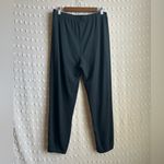 Eileen Fisher ‎ High Waisted Cropped Jersey Knit Pull On Pants Sz S Black Photo 1