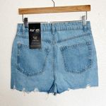 Blue Age Distressed High Rise Light Wash Jeans Shorts Size 29 Photo 7