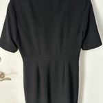 J.Crew  black short sleeve dress in excellent shape. It is a v neck in a size 8 Photo 2