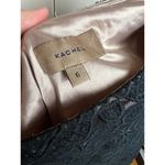 Anthropologie  Kachel Black Lace Mini Skirt Sz. 6 Photo 1