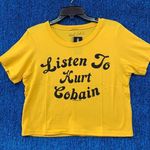 Nirvana listen to Kurt Cobian crop top Photo 0