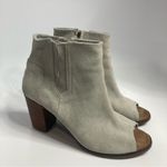 Toms β gray peep Toe Heels size10 Photo 1
