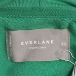Everlane The Track Organic Cotton Popover Hoodie Green Hooded Sweatshirt XS New Photo 5