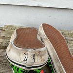 Vans Black Green Tribal Graffiti Low Top Sneakers Mens 8.5 Womens 10 Photo 6