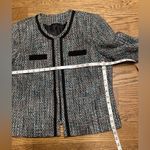 Daisy Fuentes collarless tweed blazer. Size Large Photo 10