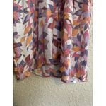 Harvé Benard Harve Bernard‎ Smocked Floral Blouse Flutter Sleeves XL Summer Classic Comfort Photo 3