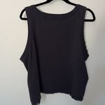 Madewell  Dark Gray Softfade Cotton Boxy Crop Tank Top Size‎ 2X Photo 6