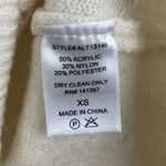 ASTR The Label Cream Knit Distressed Torn Pullover Sweater Photo 3