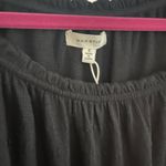 Max Studio Black Flutter Sleeve Smocked Blouse Photo 2