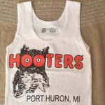 Hooters  Girl Worn Tank from Port Huron Michigan Stretchy Soft White Size XSmall Photo 1