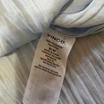 Vince Sleeveless Crushed Satin Band Collar Blouse Photo 6