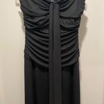 City Triangles VTG 90s Y2K Black Strapless / Halter Convertible Black Maxi Dress Photo 8