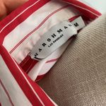 Harshman Striped Surplus Blouse In Red Stripe Red Size M Photo 6