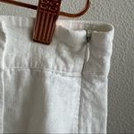 Forever 21 Contemporary Linen Blend Lined White Boho Preppy Skirt Large Photo 7