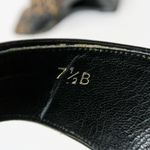 Vintage 90s Ramon Tenza Leopard Cut Out Wedge Mules Size 7.5 Photo 10