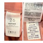 Mother Stash Mid Rise Dazzler Ankle Jean In Desert Sand Size 26 Pink Photo 6