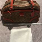 Coach Pey Satchel - Khaki/Persimmon - with Dust Bag Photo 14
