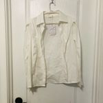 Commense Women's Button Down Shirt‎ Cotton Long Sleeve White Size XS NWT Photo 7